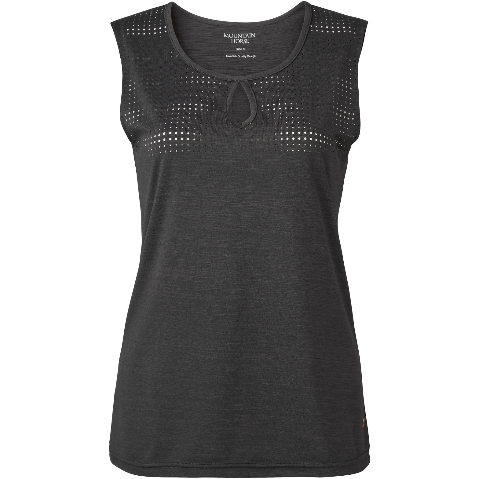 2025 Mountain Horse Womens Tara Tank Top 45890197 - Graphite grey